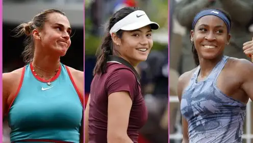 Sabalenka, Raducanu and Gauff