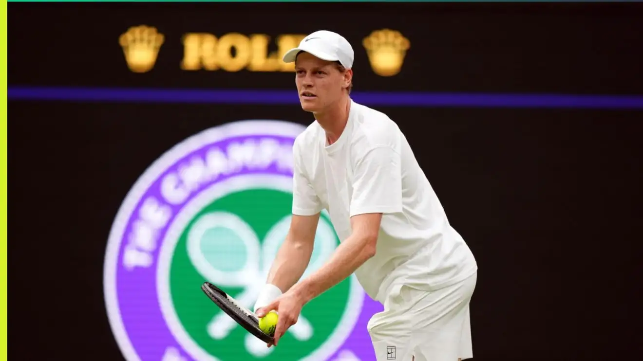 Jannik Sinner at Wimbledon
