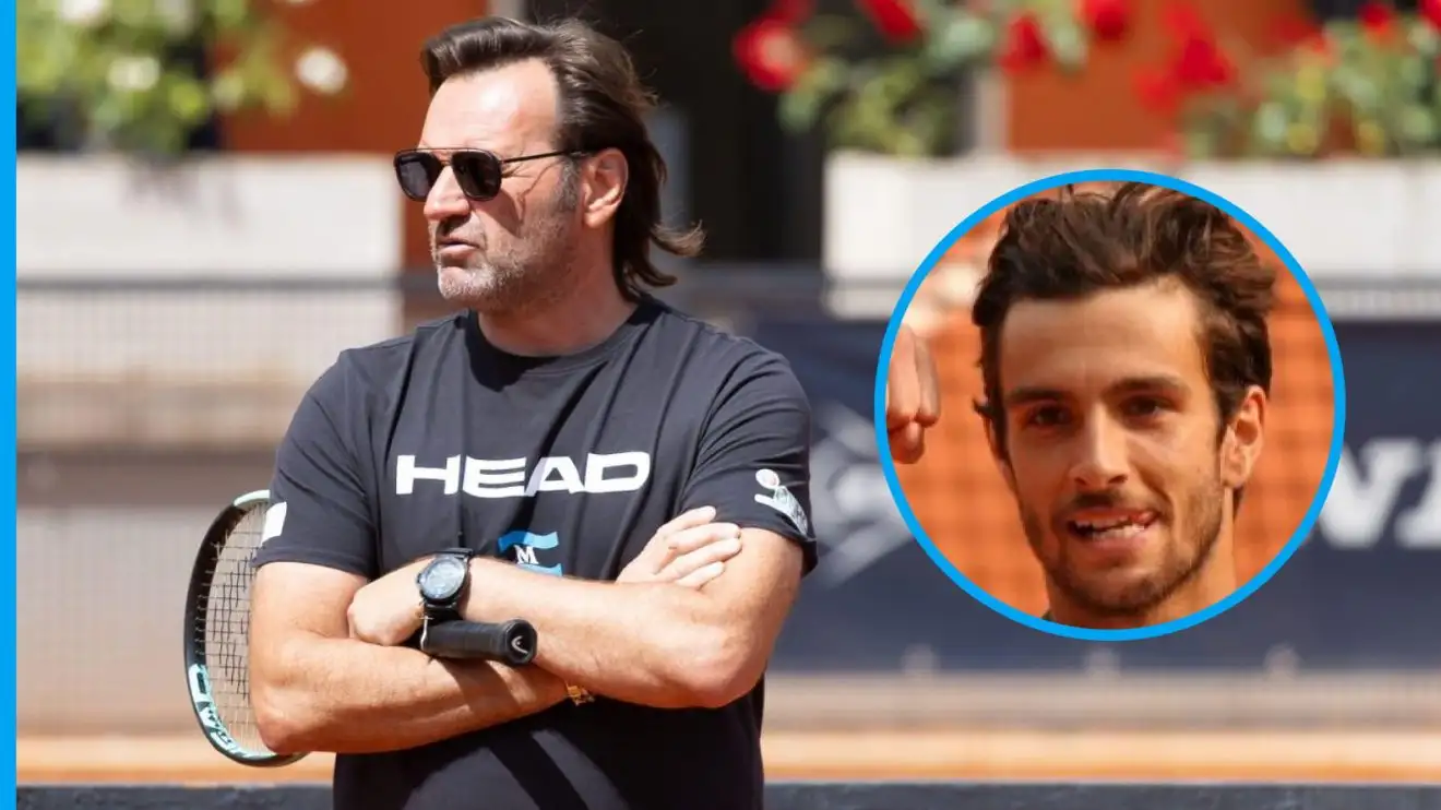 Pictured: Simone Tartarini and Lorenzo Musetti.