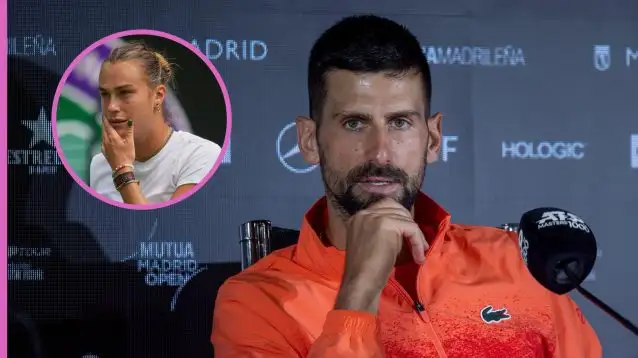 Aryna Sabalenka and Novak Djokovic