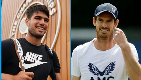 Carlos Alcaraz and Andy Murray