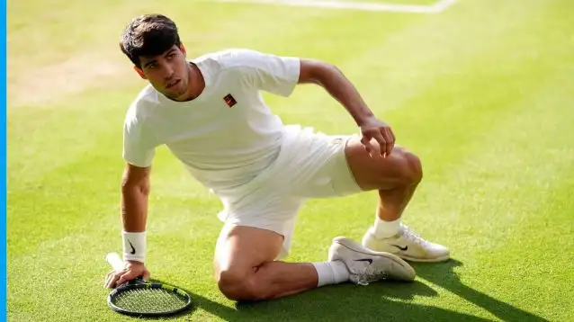 Carlos Alcaraz at Wimbledon