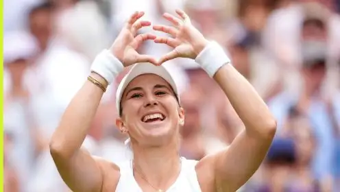Belinda Bencic at Wimbledon