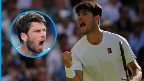 Carlos Alcaraz and Cameron Norrie.