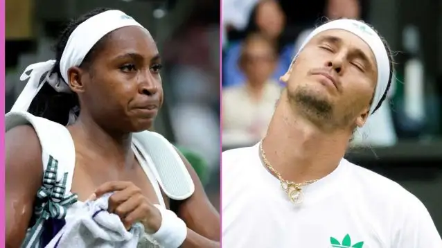 Pictured: Coco Gauff and Alexander Zverev