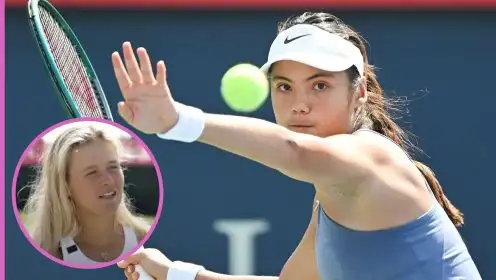 Pictured: Emma Raducanu and Peyton Stearns