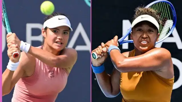 Pictured: Emma Raducanu and Naomi Osaka