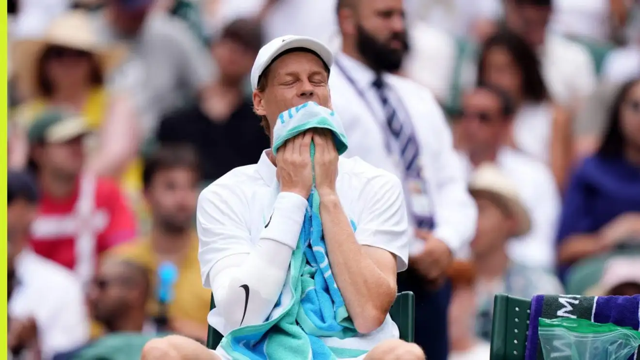 Jannik Sinner at Wimbledon