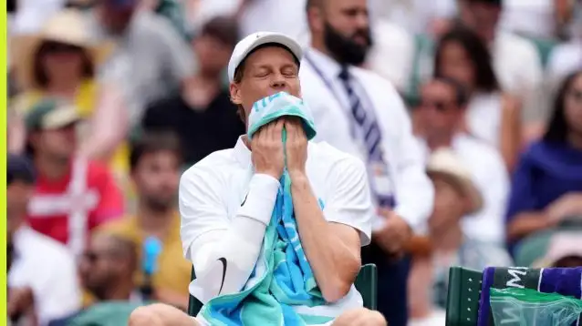 Jannik Sinner at Wimbledon