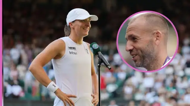 Iga Swiatek and Dan Evans