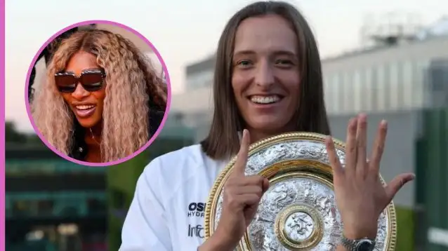 Iga Swiatek and Serena Williams.