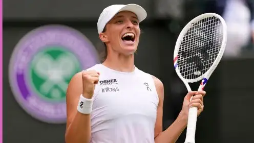 Iga Swiatek after her Wimbledon win