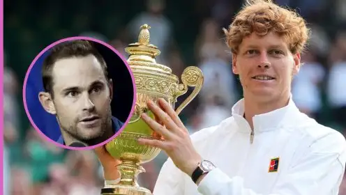 Jannik Sinner and Andy Roddick.