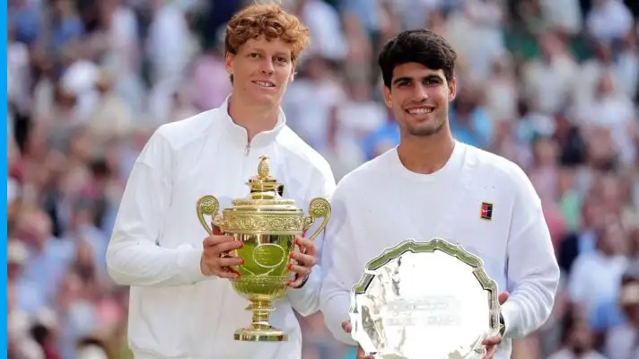 Jannik Sinner and Carlos Alcaraz
