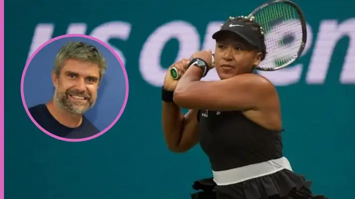 Naomi Osaka and Tomasz Wiktorowski.