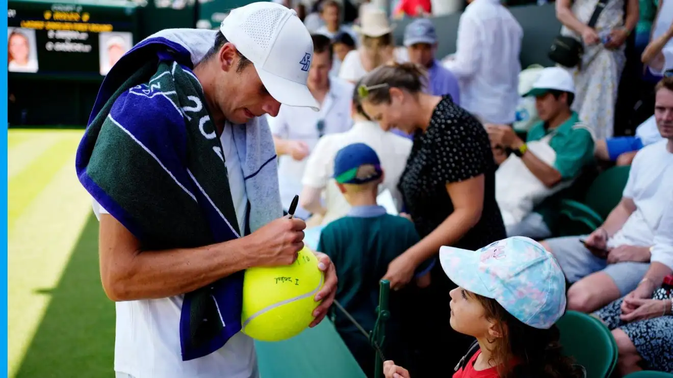 Oliver Tarvet at Wimbledon