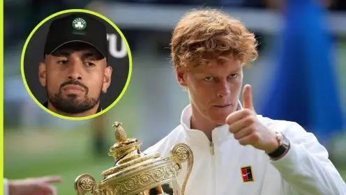 Jannik Sinner and Nick Kyrgios