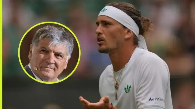 Alexander Zverev and Toni Nadal.