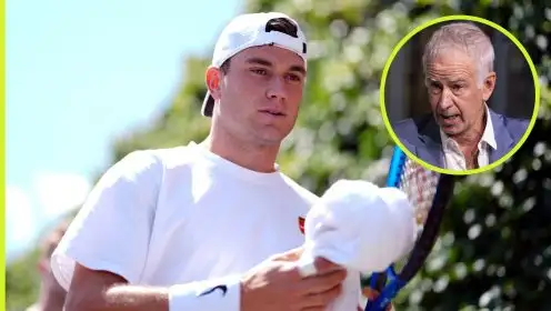 Jack Draper and John McEnroe