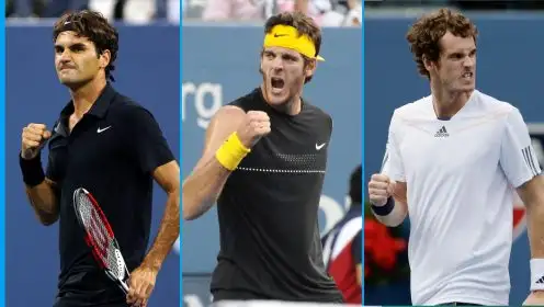 Federer, Del Potro and Murray
