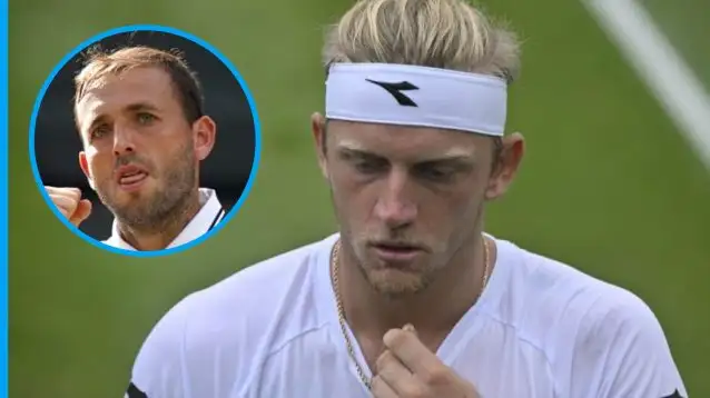 Alejandro Davidovich Fokina and Dan Evans.