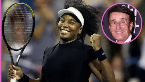 Pictured: Venus Williams and Rick Macci