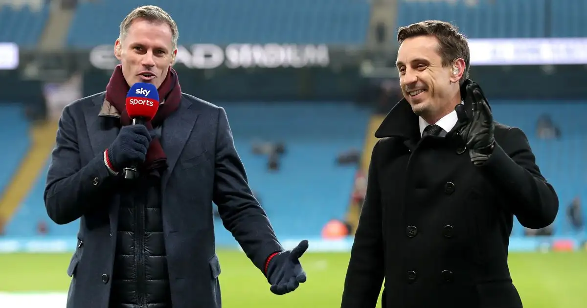 Neville has dig after Carragher blasts TAA defending for Liverpool
