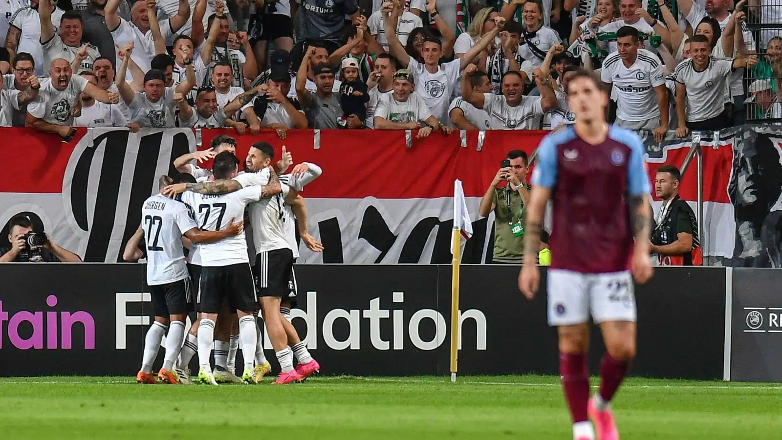 Legia Warsaw 32 Aston Villa Villans suffer surprise defeat in Europa