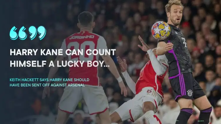 Kane Red Card Arsenal: Former PL ref says 'Kane was lucky' to avoid 'nailed-on red ...