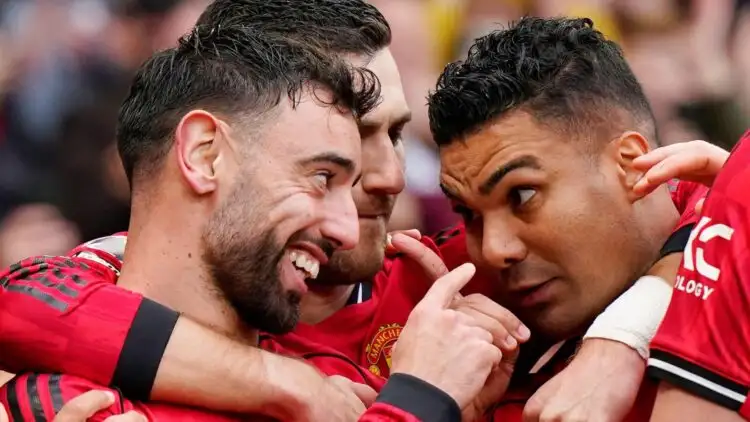 Bruno Fernandes breaks club record as Man United close on CL qualification