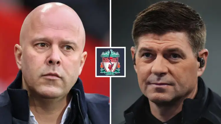 Liverpool legend Steven Gerrard and his 'neck' are destroyed