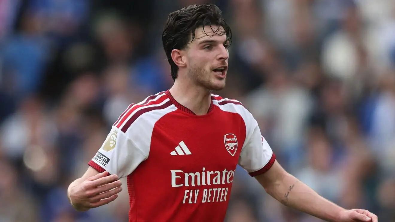 Arsenal Declen Rice Arsenal: Real reason Declan Rice avoided red card for 'violent action ...