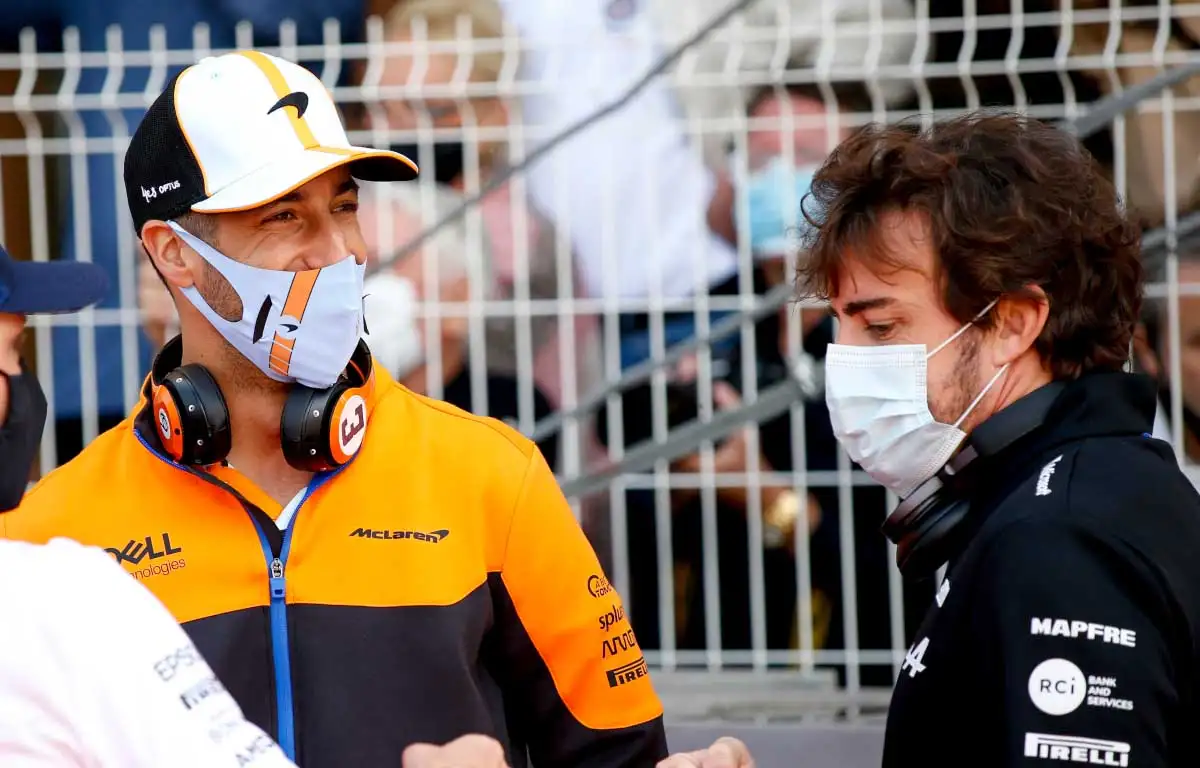 Alonso Ricciardo Fernando Alonso a man of ‘far fewer words’ than Daniel Ricciardo at Alpine