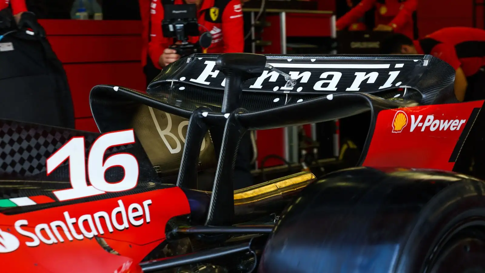 Ferrari beam wing trial suffers a major wobble in practice for the ...