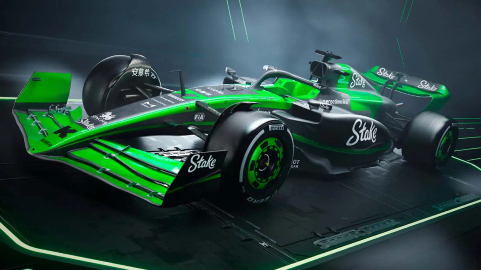 Stake F1 launch striking green colours as Sauber get new look for F1 2024