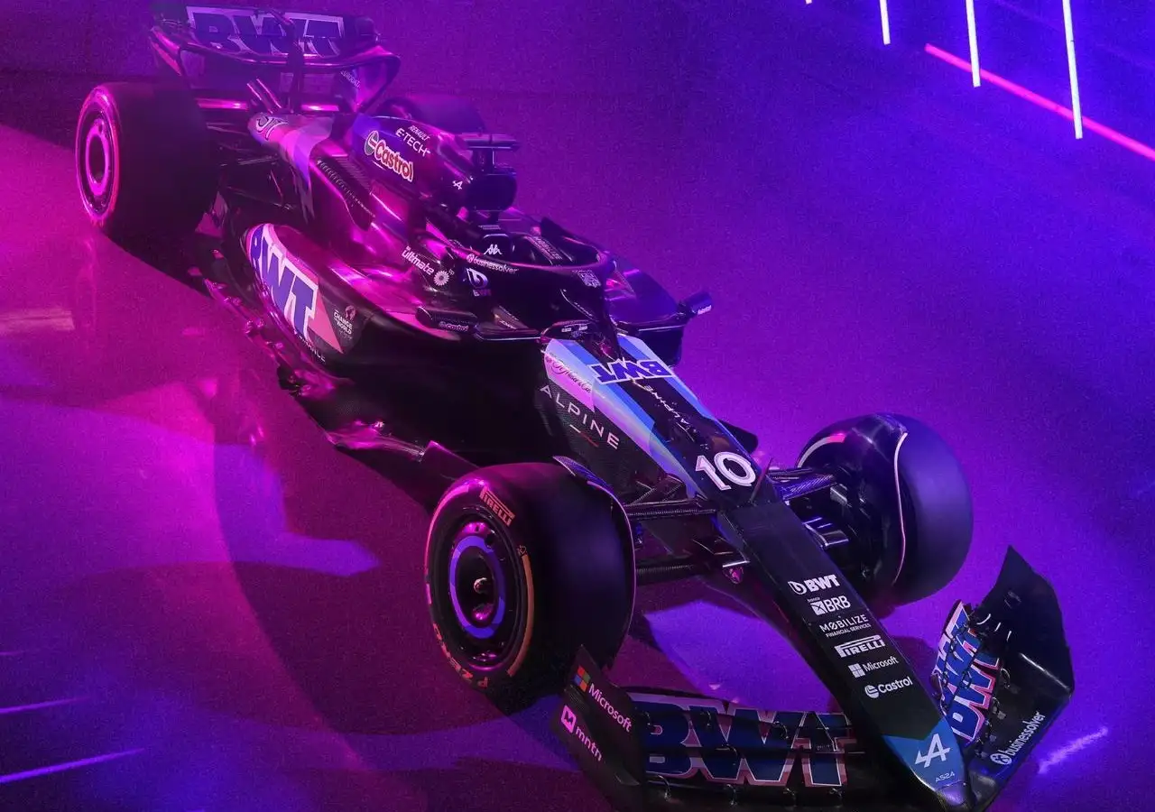Alpine Racing 2024 Alpine unveil new-look A524 as black-inspired livery emerges for F1 2024