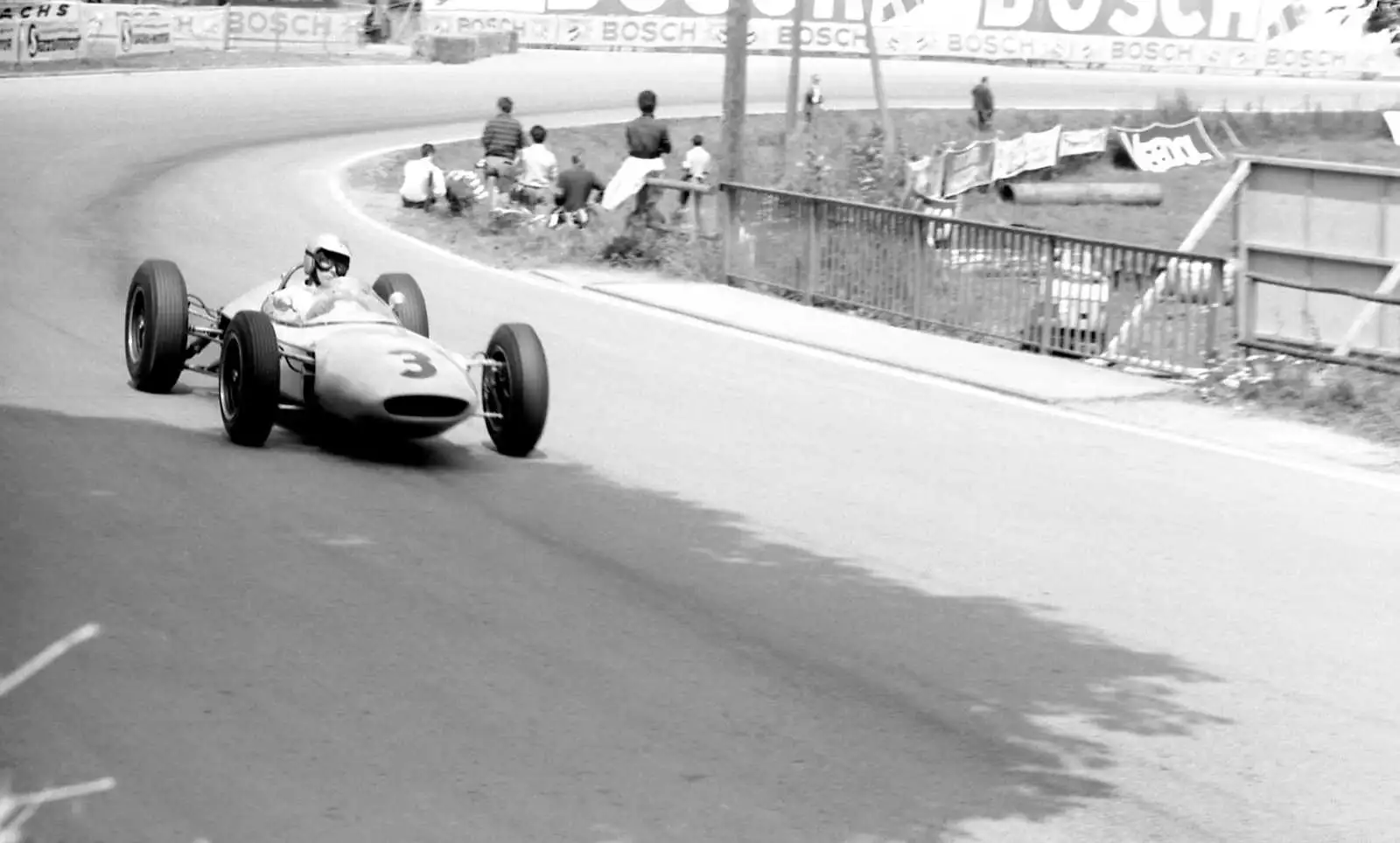 Jim Hall's first F1 experience at the Nurburgring - From a Mini Cooper ...