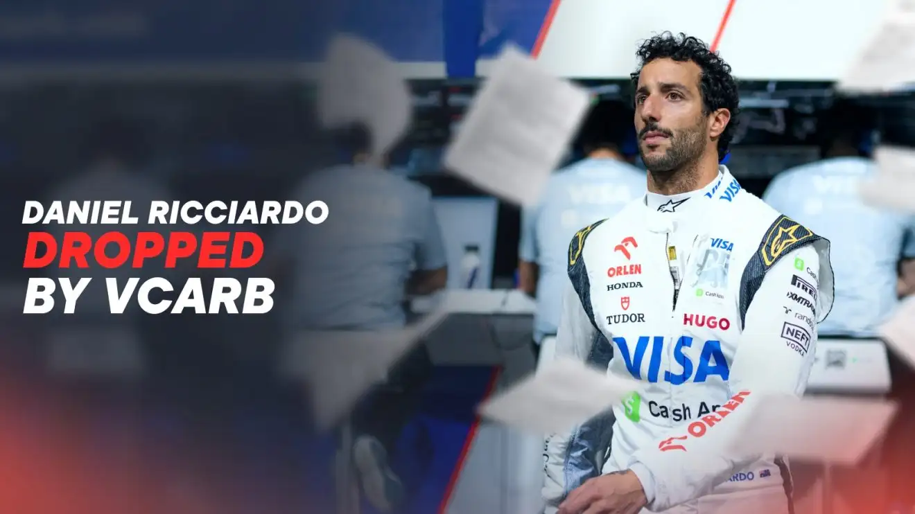 Daniel Ricciaardo Daniel Ricciardo dropped from Red Bull with Liam Lawson replacement ...