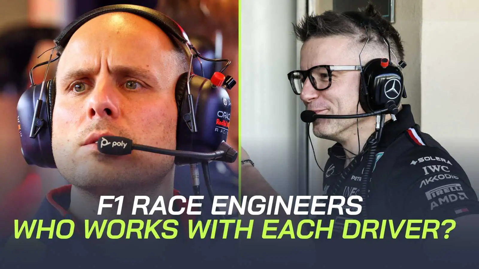 F1 race engineers: Who do we hear speaking to all 20 F1 drivers on team ...