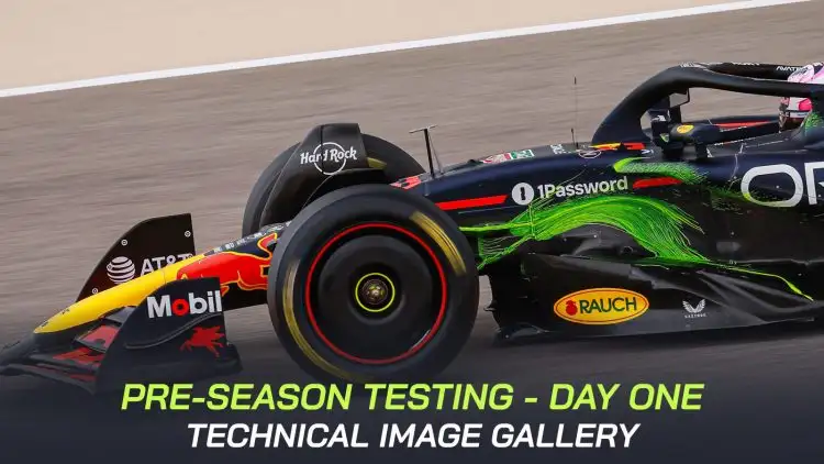 F1 testing 2025 gallery: First technical secrets uncovered in Bahrain