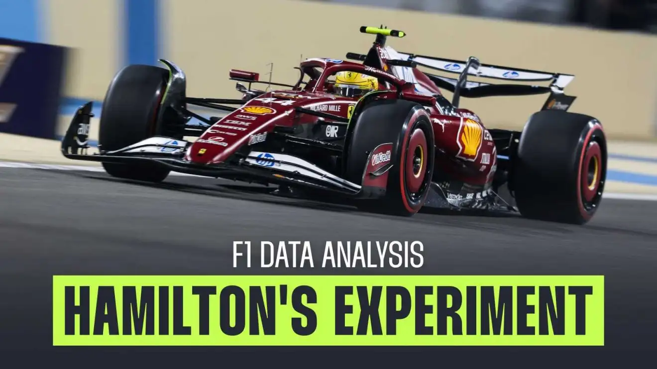 Lewis Hamilton experiment data uncovered in first SF-25 floor impression