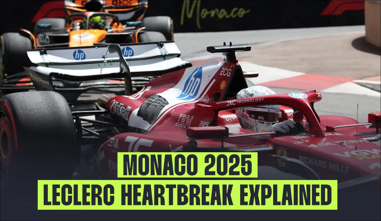 Data highlights pivotal Leclerc decline as Norris snatches Monaco GP pole