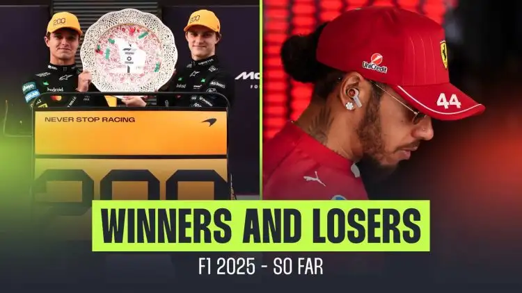Winners and losers from the F1 2025 season so far: Lewis Hamilton ...