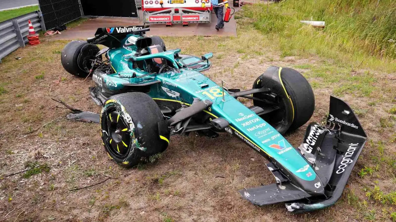 Stroll Lance Stroll provides health update after major Dutch GP crash