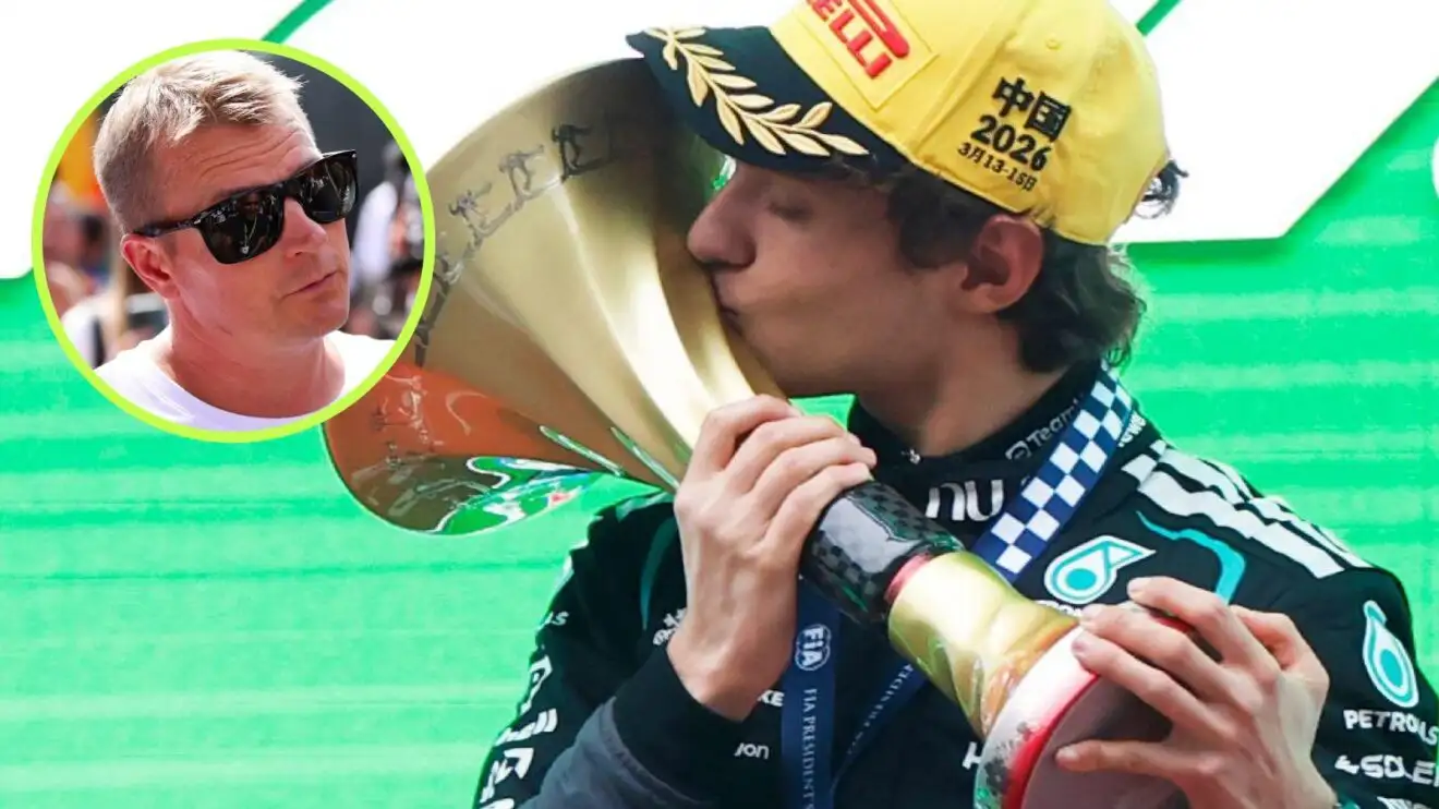 Kimi Antonelli Chinese GP win: MC introduces him as Kimi Raikkonen