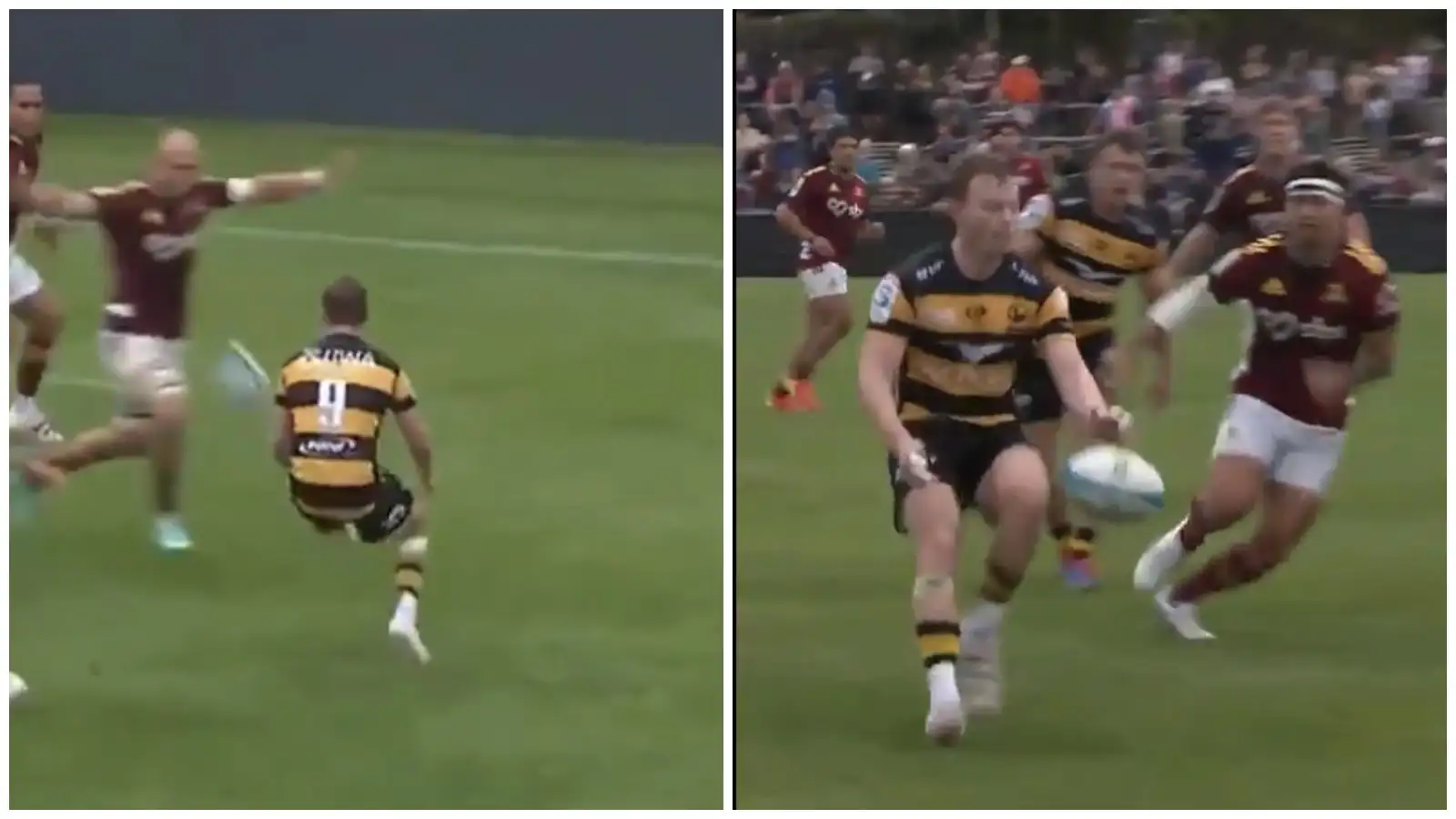 WATCH: Simpson sets up try with DEFT chip in Force loss to Highlanders ...