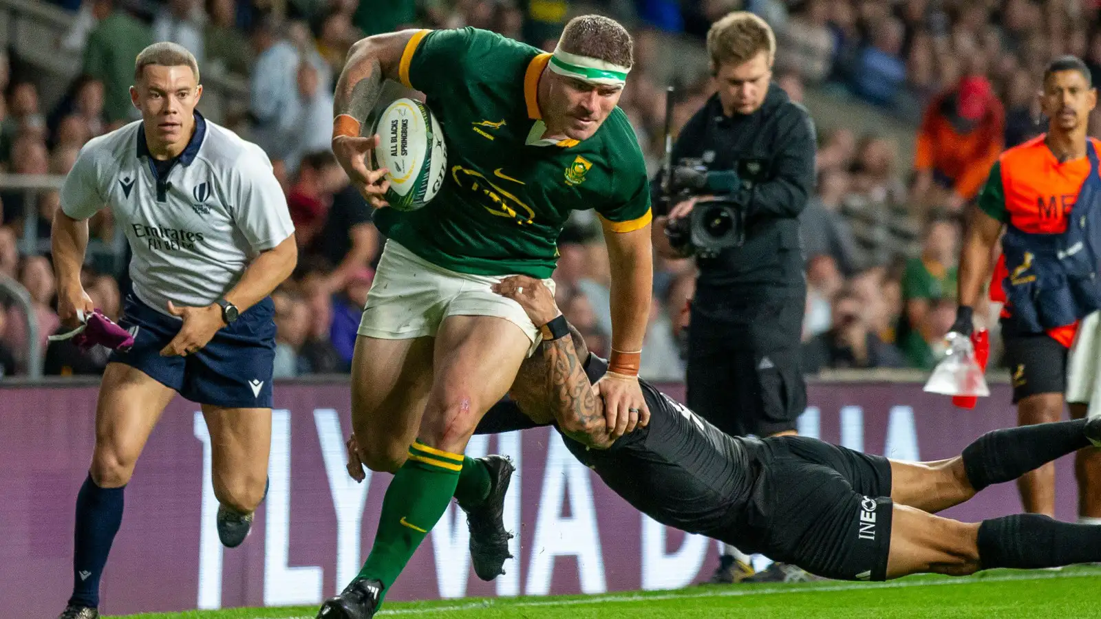 Markx Springbok Boks lay down RWC marker with stunning demolition of 14-man All Blacks ...
