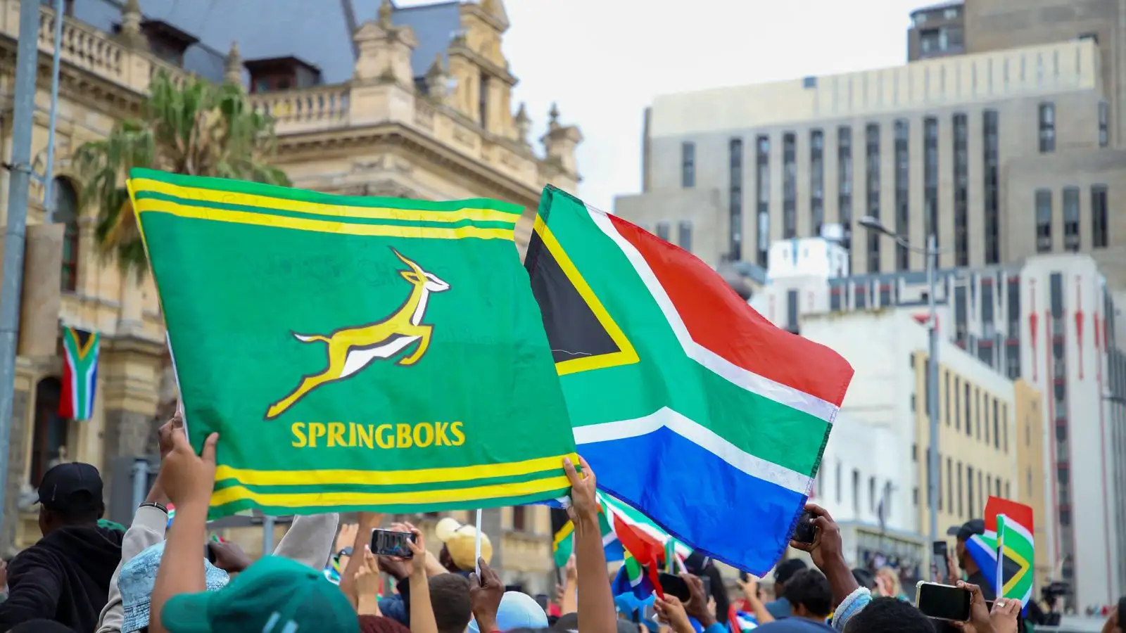 Springbokke Flag Springboks fan dies after 'tragic' incident during World Cup trophy ...