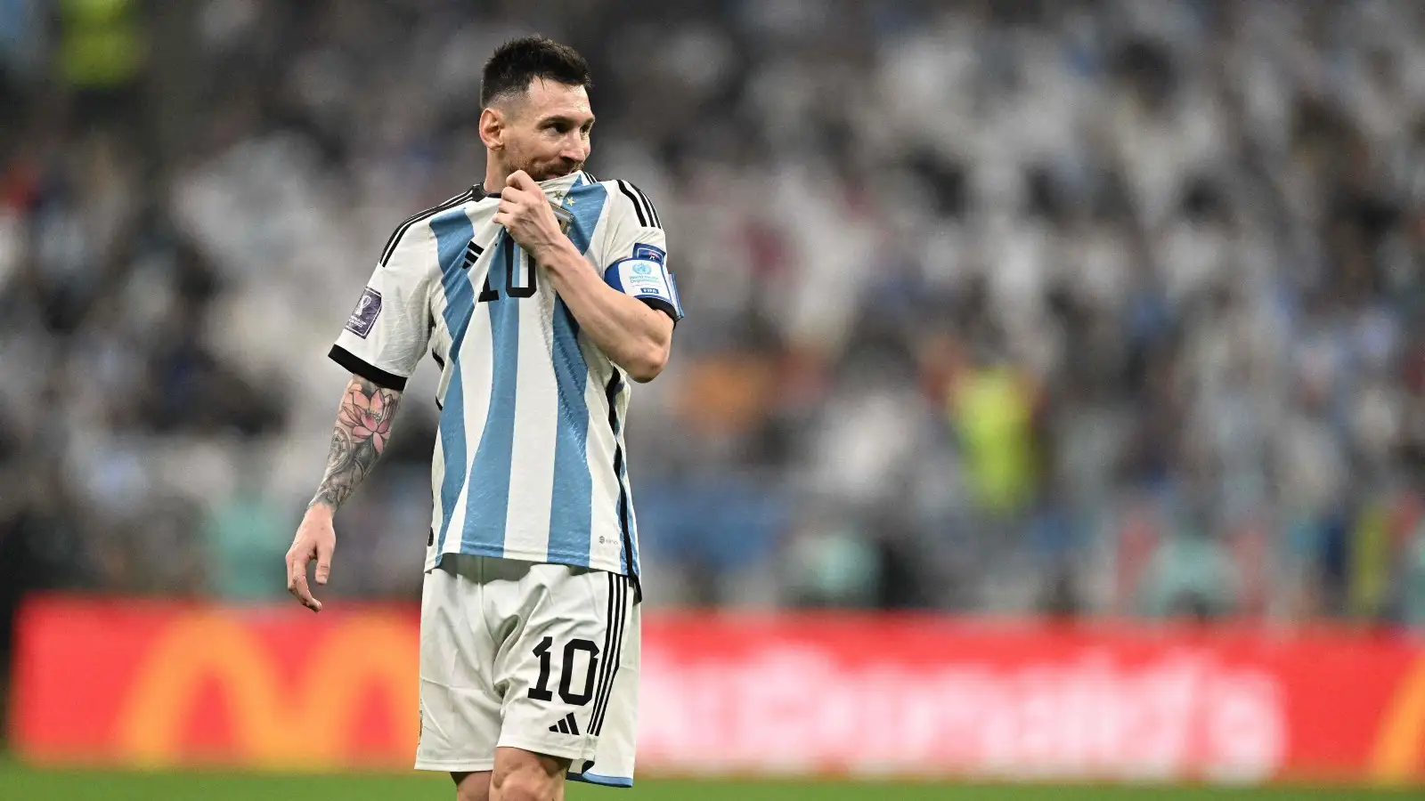 Messi Mact Lionel Messi video: Watch Argentina icon emotionally celebrate World ...