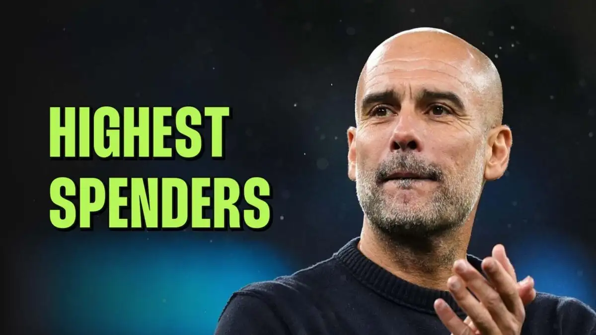 Gusrdiola Highest spending managers since Pep Guardiola joined Man City